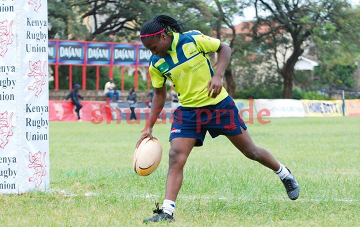 Photo : Janet Okello Shebesh in action for KCB