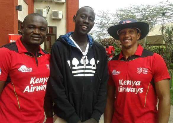 Pic : Left to right (Horace Otieno , Rainer Yule msiple and Biko Adema)