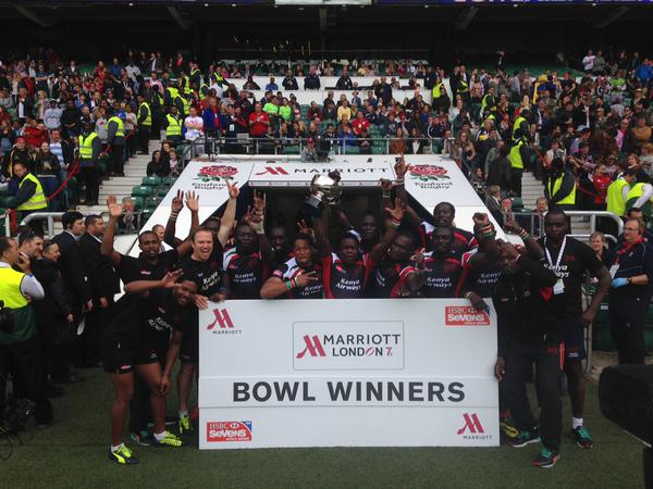 Kenya sevens clinch the London 7s Bowl title