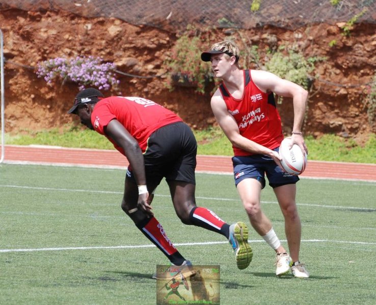 Kenya 7s training session