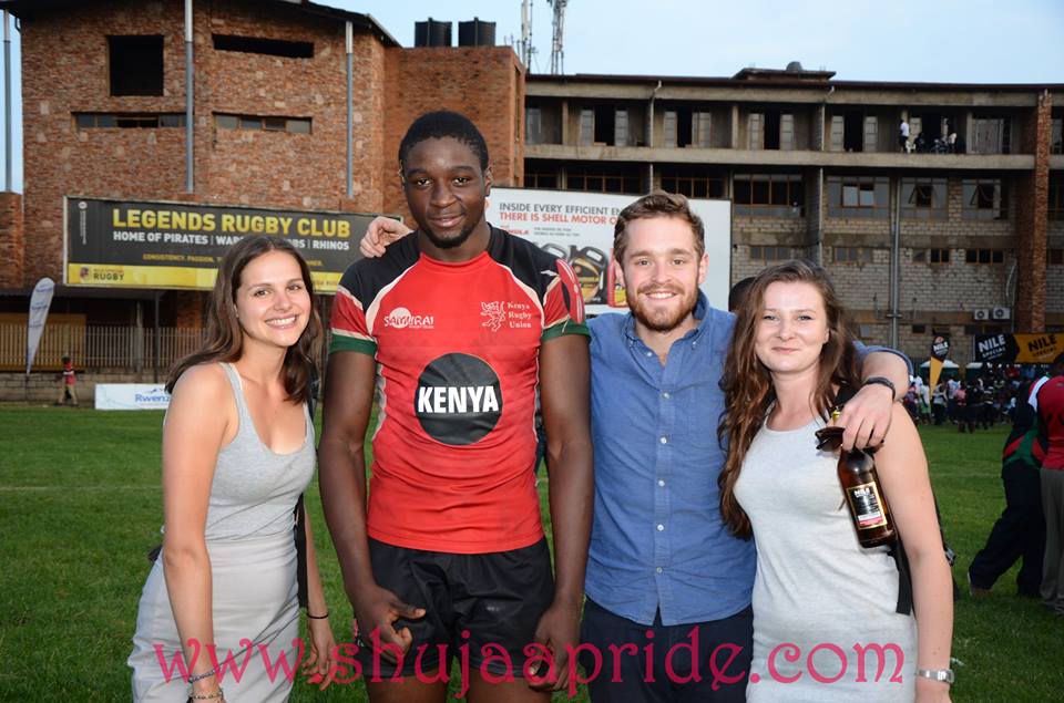 Photos : Kenya Rugby fans in Uganda