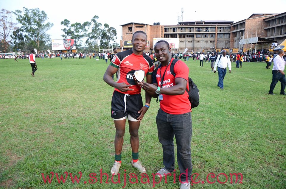 Photos : Kenya Rugby fans in Uganda