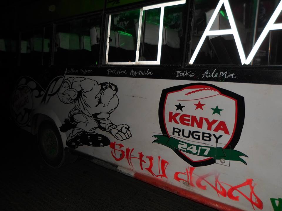 Kenya Rugby 247, Poed The Brand, Shujaa Pride Isuzu Matatu Graffiti